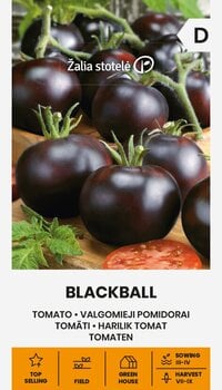 Tomāti ēšanai blackball cena un informācija | Dārzeņu, ogu sēklas | 220.lv
