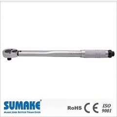 Dinamometriskā atslēga 1/2" 28 - 210 Nm SUMAKE cena un informācija | Rokas instrumenti | 220.lv