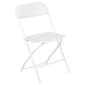 Saliekams krēsls Tonro Europa, balts cena un informācija | Dārza krēsli | 220.lv
