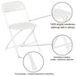 Saliekams krēsls Tonro Europa, balts цена и информация | Dārza krēsli | 220.lv