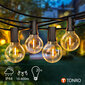 Āra apgaismojuma vītne Tonro Elegance, caurspīdīgs cena un informācija | Ziemassvētku lampiņas, LED virtenes | 220.lv