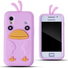 Silikona 3D telefona aizmugurējais apvalks Zooky priekš Samsung S5830 Galaxy Ace Cālis Rozā cena un informācija | Telefonu vāciņi, maciņi | 220.lv