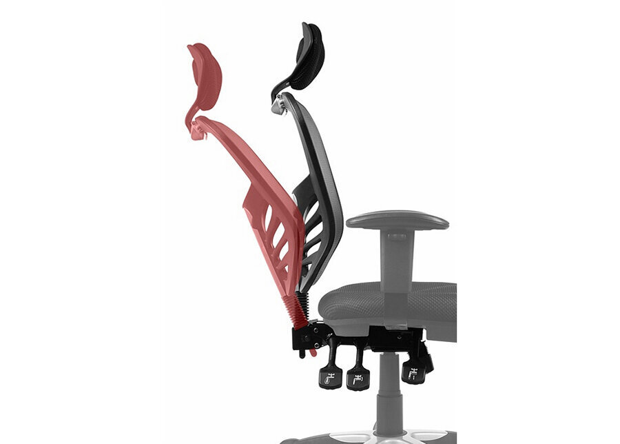 Biroja krēsls HG-0001H, sarkans cena un informācija | Biroja krēsli | 220.lv