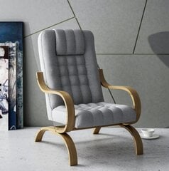 Финское стеганое кресло Finka, серое цена и информация | скамейка со столиком | 220.lv