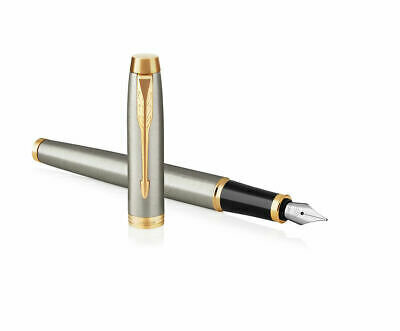 Tintes pildspalva - Parker IM Brushed Metal GT Fine цена и информация | Rakstāmpiederumi | 220.lv