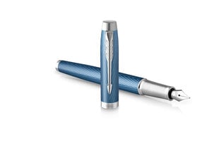 Перьевая ручка Parker IM Premium Blue Grey Fine CT цена и информация | Письменные принадлежности | 220.lv