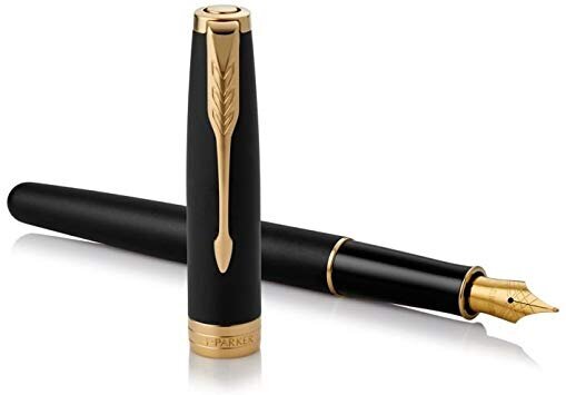 Tintes pildspalva - Parker Sonnet Matte Black GT Medium цена и информация | Rakstāmpiederumi | 220.lv
