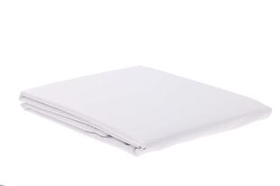 Простыня сатиновая стеганая Tekstilikompanii, белая, 140 x 200 + 30 см цена и информация | Простыни | 220.lv