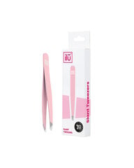 Ilu Slant Tweezers pink цена и информация | Кисти для макияжа, спонжи | 220.lv