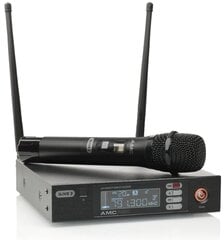 AMC iLive 2 bezvadu mikrofona komplekts ar rokas mikrofonu (606-621 MHz) cena un informācija | AMC Mūzikas instrumenti un piederumi | 220.lv