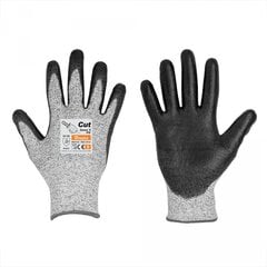 Gloves CUT COVER 5 PU, size 7 цена и информация | Рабочие перчатки | 220.lv
