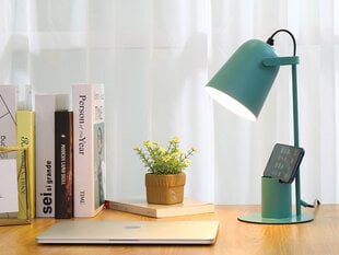 Itotāla lampa, zaļā krāsā, ar zīmuļa turētāju - telefona turētājs cena un informācija | Galda lampas | 220.lv