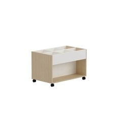 Полка Grau Kiddy 59, 59x90x55 см, белая цена и информация | Полки | 220.lv