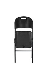 Saliekams plastmasas krēsls Tonro Premium, melns цена и информация | Садовые стулья, кресла, пуфы | 220.lv