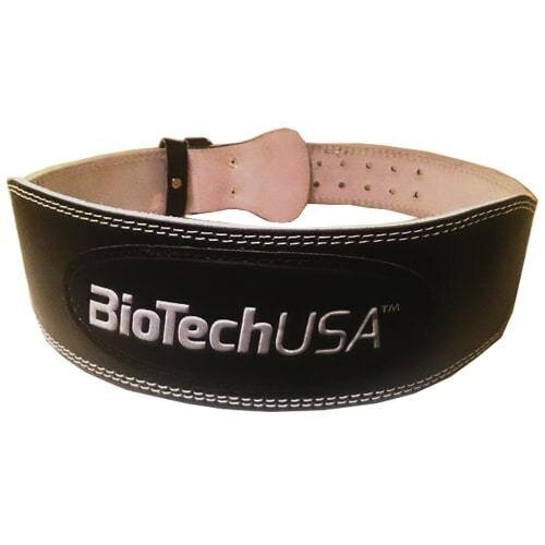 Pacelšanas siksna BioTechUSA Aksesuāri Power Belt Austin 1, melna цена и информация | Ķermeņa daļu fiksatori | 220.lv