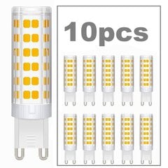 LED лампочки в упаковке 10 шт. G.LUX GR-LED-G9-8W 4000K цена и информация | Лампочки | 220.lv
