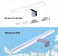 LED spoguļa lampa G.LUX GR-LED-MIRROR-300-8 W cena un informācija | Sienas lampas | 220.lv