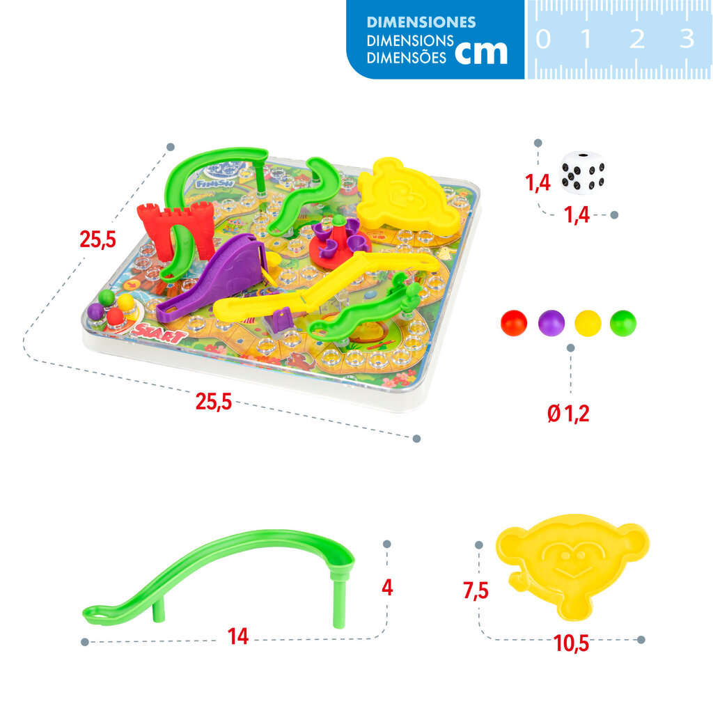 Galda spēle Čūska un kāpnes 3D CB Games, 2-4 spēlētāji, 5+ цена и информация | Galda spēles | 220.lv