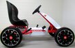 Pedāļu kartings gokarts ABARTH G6 bērniem, balts cena un informācija | Bērnu elektroauto | 220.lv