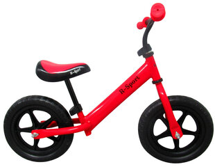Балансировочный велосипед R7, 12', красный цена и информация | Балансировочные велосипеды | 220.lv