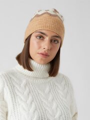 Женская шапка Vero Moda, 10269197*01, бежевый/белый цвет, 5715222571393 цена и информация | Женские шапки | 220.lv