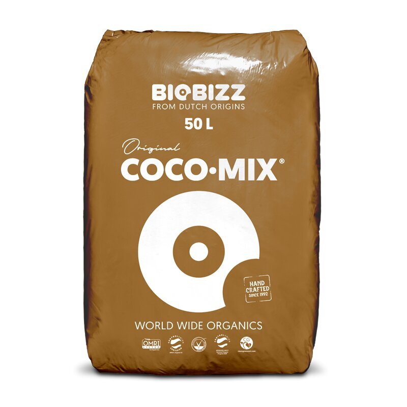 Kokosa substrāts BioBizz COCO MIX 50L cena un informācija | Grunts, zeme, kūdra, komposts | 220.lv
