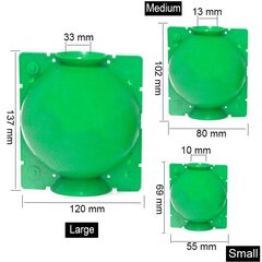 Шар для укоренения - размер S 120 мм - отверстие ветки 33 мм, 1 шт. цена и информация | Средства для ухода за растениями | 220.lv