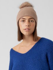 Vero Moda sieviešu cepure, bēša cena un informācija | Sieviešu cepures | 220.lv
