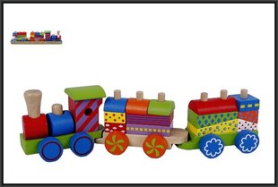 Развивающая деревянная игрушка - Поезд цена и информация | Игрушки для малышей | 220.lv