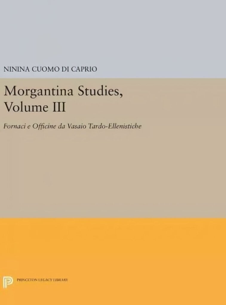 Morgantina Studies, Volume III: Fornaci e Officine da Vasaio Tardo-ellenistiche. (In Italian) (Late Hellenistic Potters' Kilns and Workshops), Volume III cena un informācija | Vēstures grāmatas | 220.lv