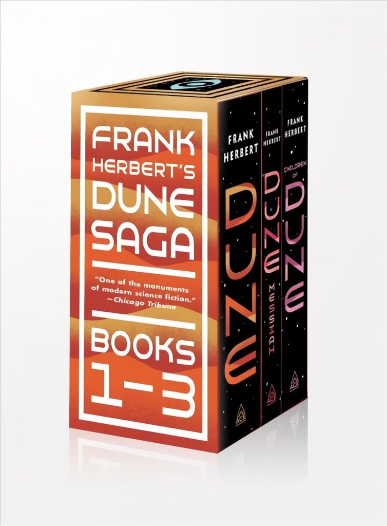 Frank Herbert's Dune Saga 3-Book Boxed Set: Dune, Dune Messiah, and Children of Dune cena un informācija | Fantāzija, fantastikas grāmatas | 220.lv