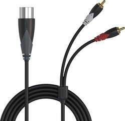 Procab CLA703/3, XLR/RCA, 3 м цена и информация | Кабели и провода | 220.lv