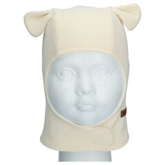 TuTu plāna cepure, krēmkrāsā цена и информация | Шапки, перчатки, шарфики для новорожденных | 220.lv