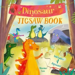 Dinosaur Jigsaw Book: Includes 4 Jigsaws! cena un informācija | Grāmatas mazuļiem | 220.lv