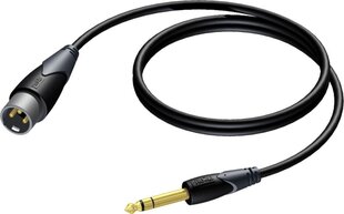 Procab CLA724/3, XLR/6.3mm, 3 m cena un informācija | Kabeļi un vadi | 220.lv