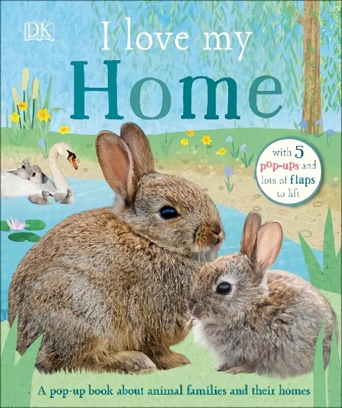 I Love My Home: A pop-up book about animal families and their homes cena un informācija | Grāmatas mazuļiem | 220.lv