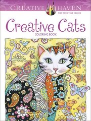 Creative Haven Creative Cats Coloring Book First Edition, First ed. цена и информация | Книги для самых маленьких | 220.lv