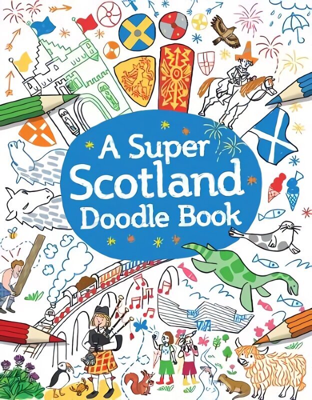 Super Scotland Doodle Book cena un informācija | Grāmatas mazuļiem | 220.lv
