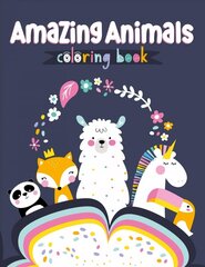 Amazing Animals Coloring Book цена и информация | Книги для малышей | 220.lv