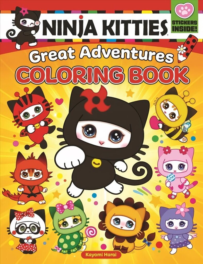 Ninja Kitties Great Adventures Coloring Book цена и информация | Grāmatas mazuļiem | 220.lv