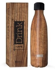 Termiskā dzeramā pudele Itotal Wood, 500ml цена и информация | Фляги для воды | 220.lv