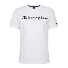 CREWNECK T-SHIRT CHAMPION LEGACY  for Children's White 404541WW001 404541WW001 цена и информация | Рубашки для девочек | 220.lv