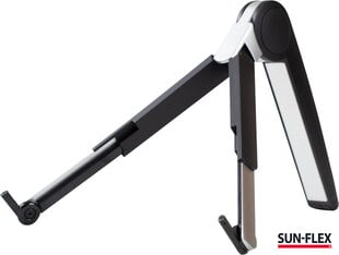 Подставка для ноутбука SUN-FLEX®GRAVITY STAND, металл, цвет черный/серебристый цена и информация | Кронштейны для монитора | 220.lv