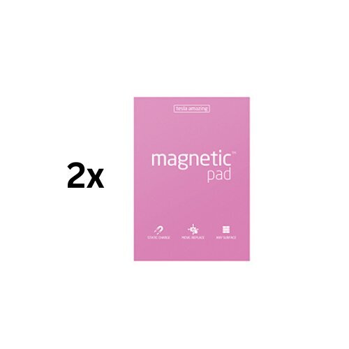 Magnētiskās loksnes TESLA AMAZING A3 rozā, 50 loksnes, iepakojumā 2 gab. cena un informācija | Burtnīcas un papīra preces | 220.lv