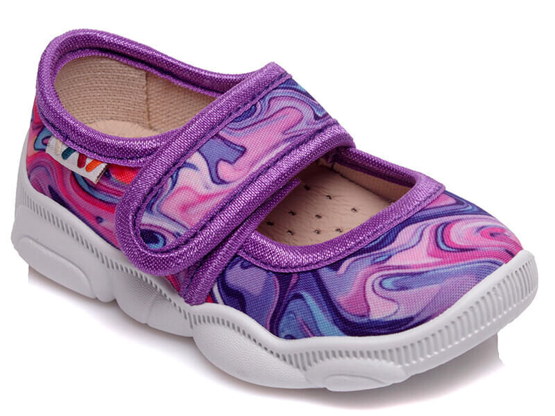 Meiteņu čības, violetas, Weestep cena un informācija | Bērnu čības, maiņas apavi | 220.lv