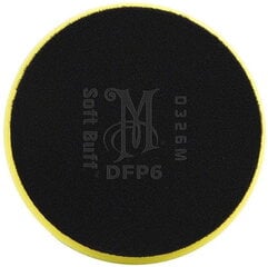 Meguiars DFP6 PRO 6 collu 150 mm Soft Buff DA (divkāršās darbības) paralona detailing pulēšanas disks — universāls ar lipīgu fiksāciju jebkuram pulēšanas aparātam (ASV) cena un informācija | Auto piederumi | 220.lv