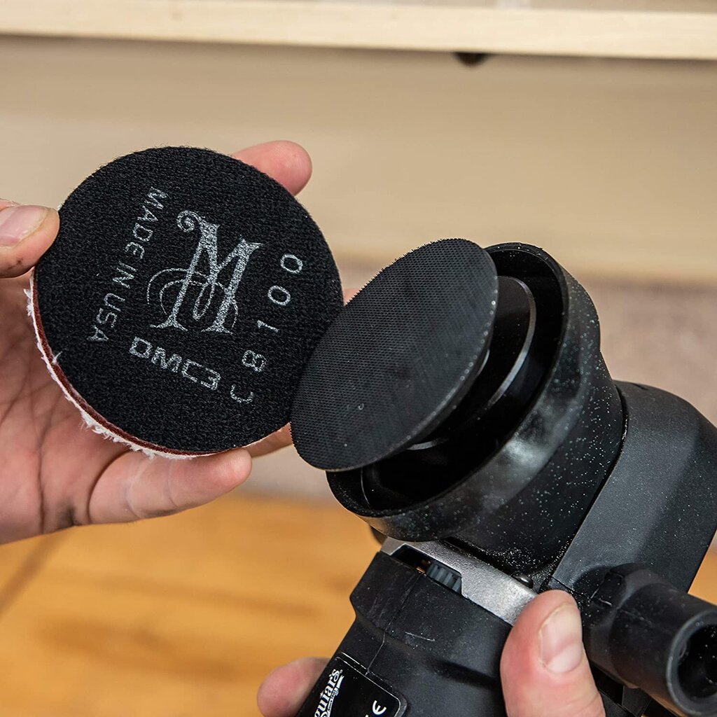 Meguiars DMC3 PRO 3'' 76 mm mīksts mikrošķiedras griešanas pulēšanas disks (2gab) - universāls ar lipīgu fiksāciju jebkuram pulēšanas aparātam (ASV) cena un informācija | Auto piederumi | 220.lv