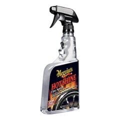 Meguiars G12024 Hot Shine Riepu līdzeklis augstākās kvalitātes mitrā izskata ilgnoturīgs spīdums un silikona polimēru aizsardzība (710ml) (USA) cena un informācija | Auto ķīmija | 220.lv