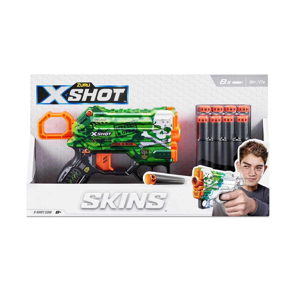 Rotaļu šautene Skins Menace Xshot, 36515 cena un informācija | Rotaļlietas zēniem | 220.lv