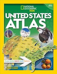 National Geographic Kids U.S. Atlas 2020 cena un informācija | Grāmatas pusaudžiem un jauniešiem | 220.lv